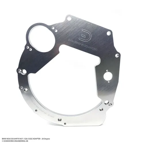BMW M5x/S5x 8HP 45/50/70/75 N57 B57 B58 Adapter - M20, 20 degree tilt